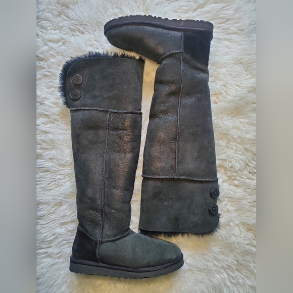 Ugg Bailey Button Over the Knee boots - Picture 3 of 12